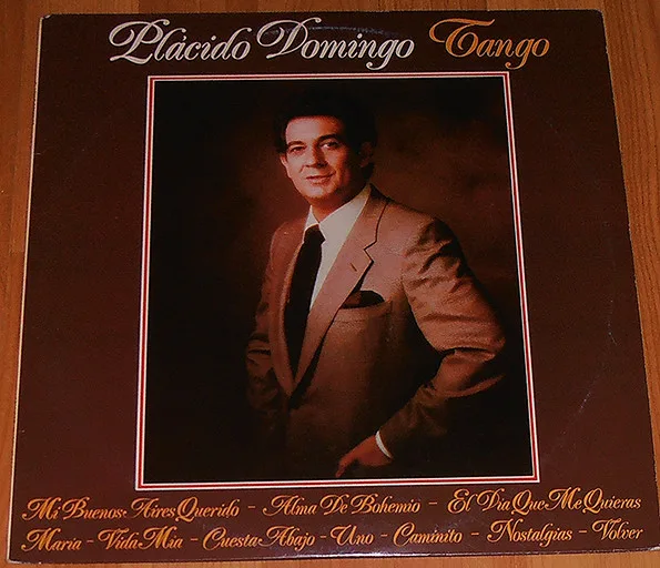 Capa de Placido Domingo — Tango
