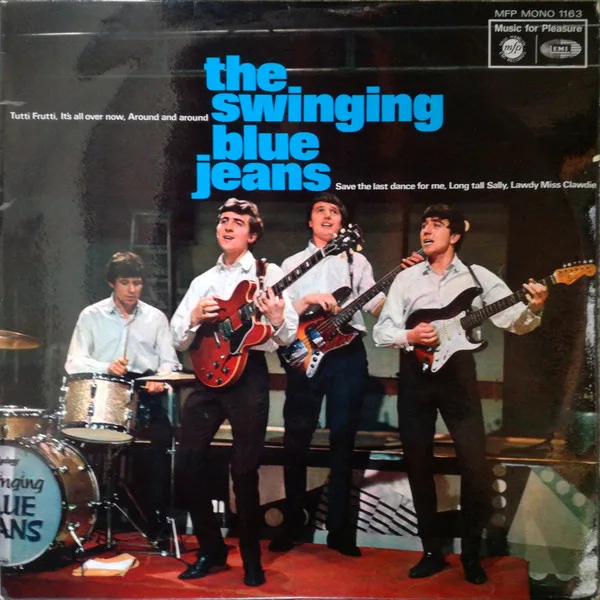 Capa de The Swinging Blue Jeans — Blue Jeans A-Swinging