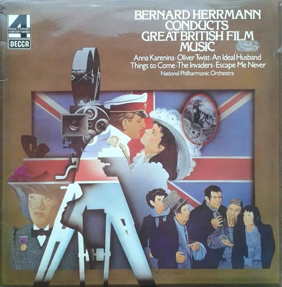 Capa de Bernard Herrmann — Bernard Herrmann Conducts Great British Film Music