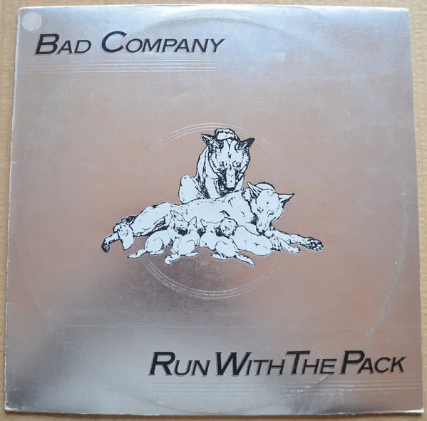Capa de Bad Company — Run With The Pack