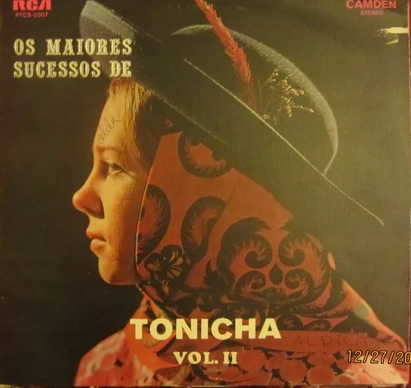 Capa de Tonicha — Os Maiores Sucessos De Tonicha Vol. II