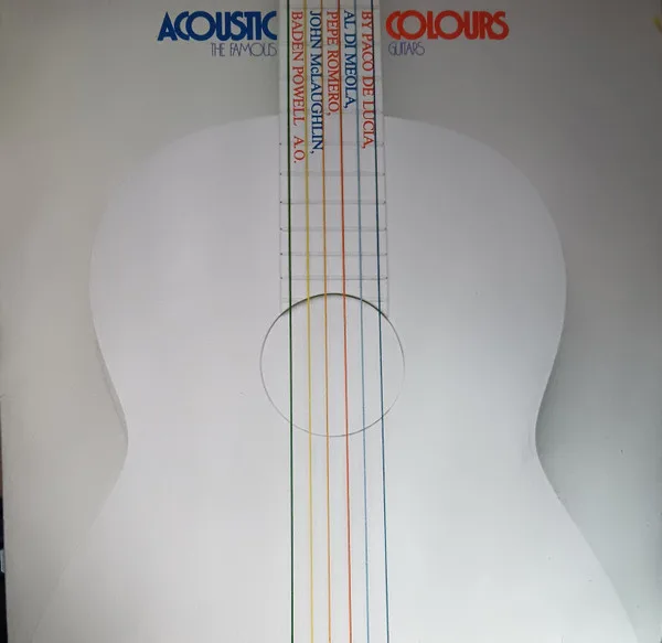 Capa de Various — Acoustic Colours (The Famous Guitars)