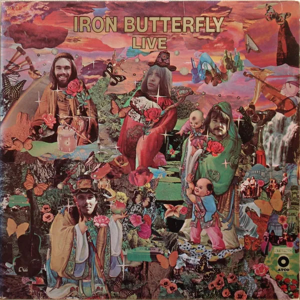 Capa de Iron Butterfly — Live