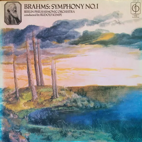 Capa de Berlin Philharmonic Orchestra* conducted by Rudolf Kempe — Brahms: Symphony No. 1 In C Minor