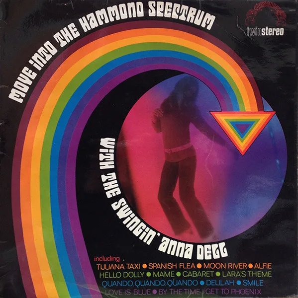 Capa de Anna Dell — Move Into The Hammond Spectrum With The Swinging Anna Dell