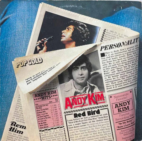 Capa de Andy Kim — Pop Gold