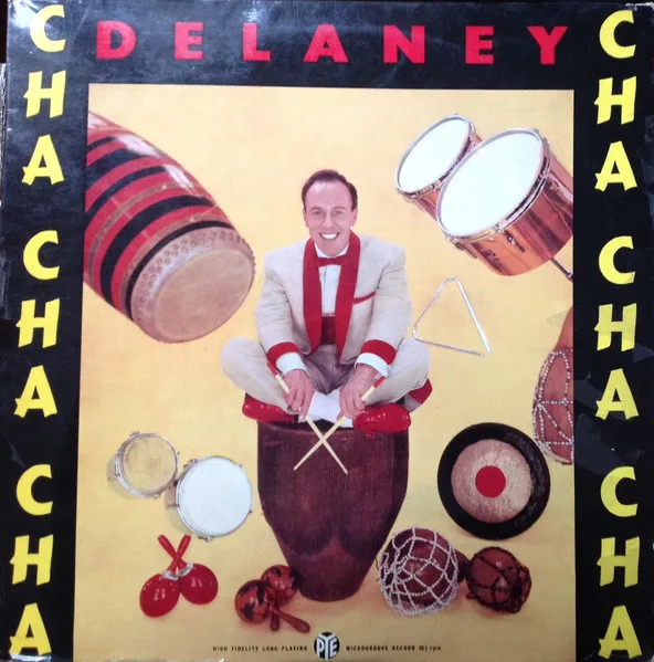 Capa de Eric Delaney With The Bill Shepherd Orchestra — Cha-Cha-Cha Delaney Cha-Cha-Cha