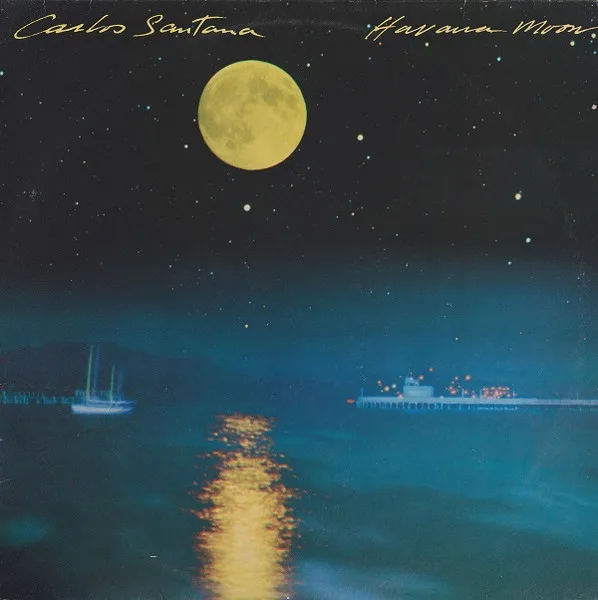 Capa de Carlos Santana — Havana Moon