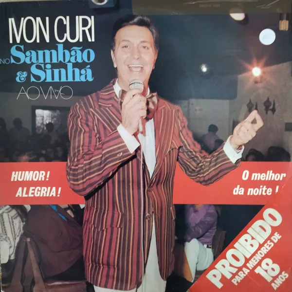 Capa de Ivon Curi — Ivon Curi No Sambão & Sinhá Ao Vivo