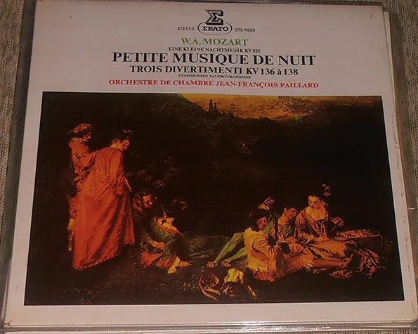 Capa de Orchestre De Chambre Jean-François Paillard, Wolfgang Amadeus Mozart — Petite Musique De Nuit