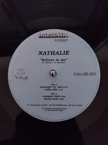 Capa de Nathalie — Believe In Me