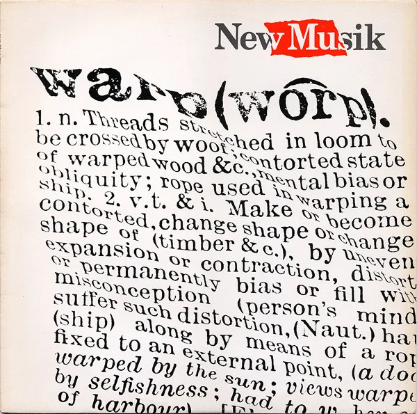Capa de New Musik — Warp