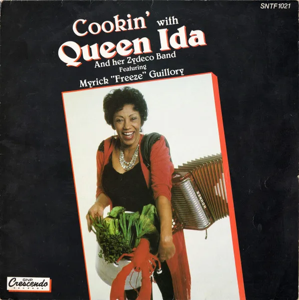 Capa de Queen Ida And Her Zydeco Band* Featuring Myrick "Freeze" Guillory* — Cookin' With Queen Ida And Her Zydeco Band