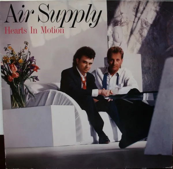 Capa de Air Supply — Hearts In Motion