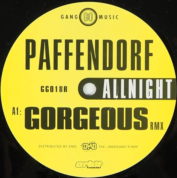Capa de Paffendorf — Allnight (Remixes)