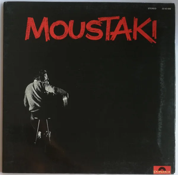 Capa de Moustaki* — Moustaki