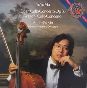 Capa de Yo-Yo Ma • London Symphony Orchestra*, André Previn — Elgar, Walton: Cello Concertos