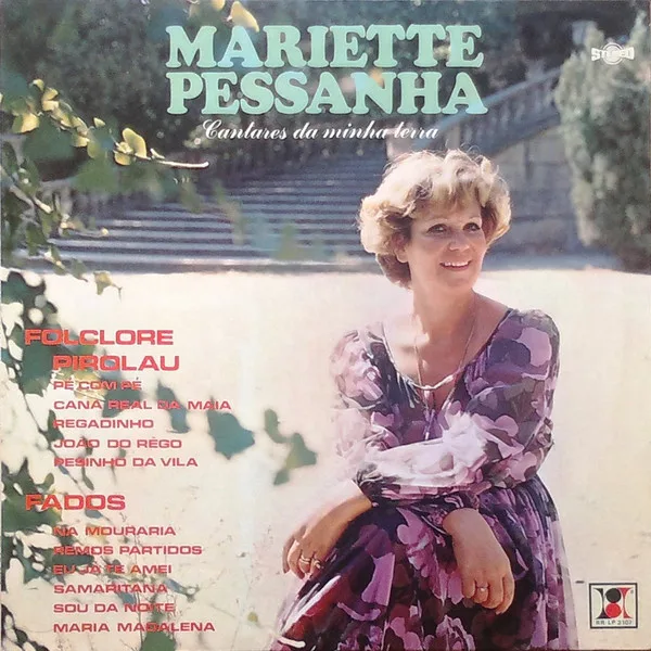 Capa de Mariette Pessanha — Cantares Da Minha Terra