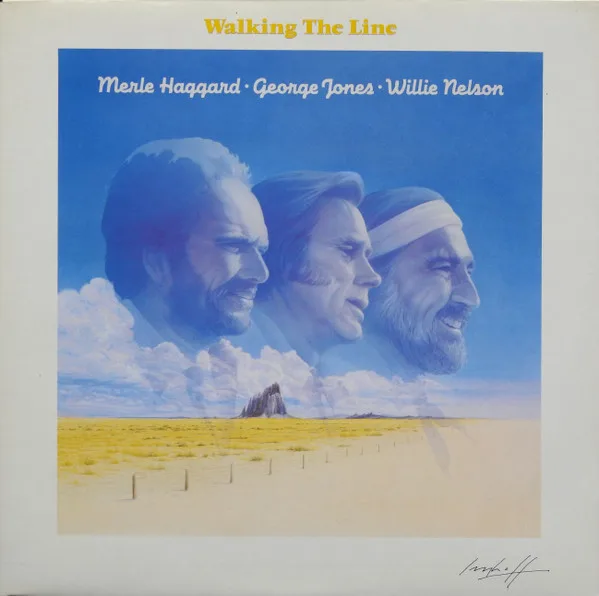 Capa de Merle Haggard / George Jones (2) / Willie Nelson — Walking The Line