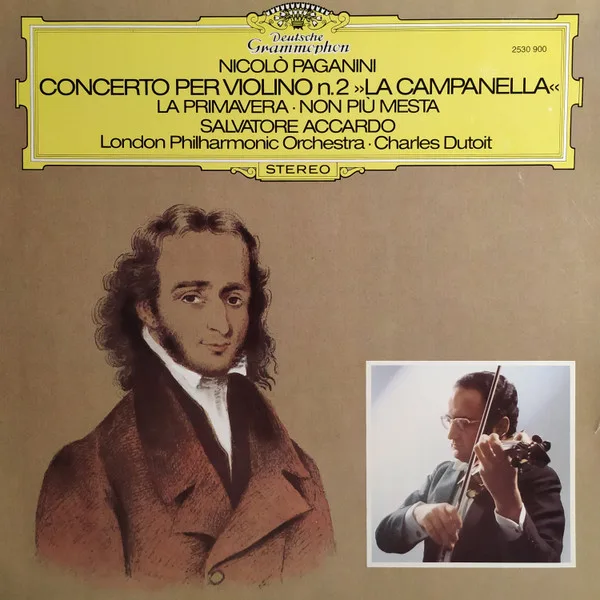 Capa de Niccolò Paganini — Salvatore Accardo