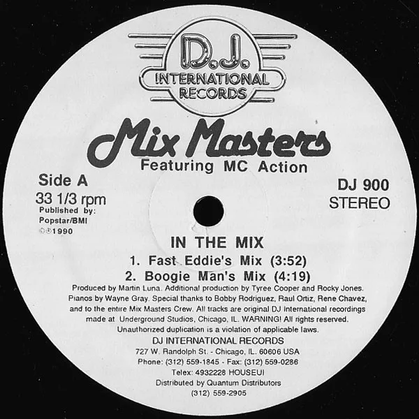 Capa de Mix Masters Featuring MC Action — In The Mix