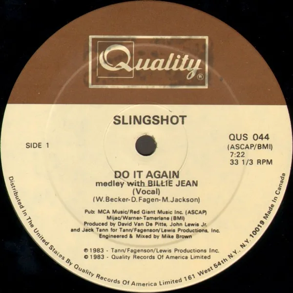 Capa de Slingshot — Do It Again - Medley With Billie Jean