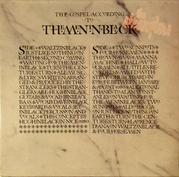 Capa de The Stranglers — (The Gospel According To) The Meninblack