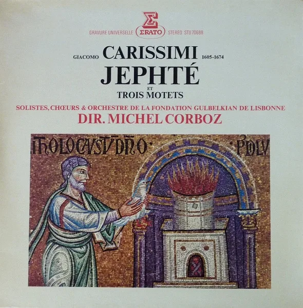 Capa de Giacomo Carissimi — Solistes, Choeurs & Orchestre De La Fondation Gulbenkian De Lisbonne*, Michel Corboz