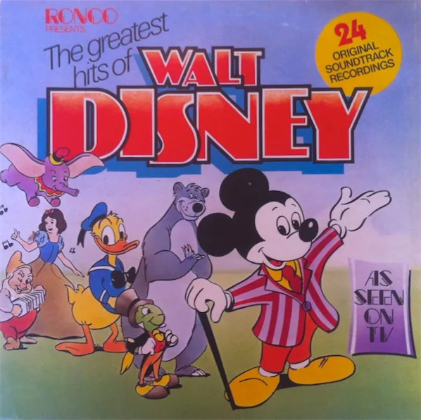 Capa de Various — The Greatest Hits Of Walt Disney