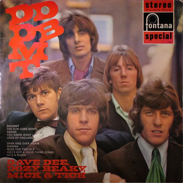 Capa de Dave Dee, Dozy, Beaky, Mick & Tich — D D D B M T