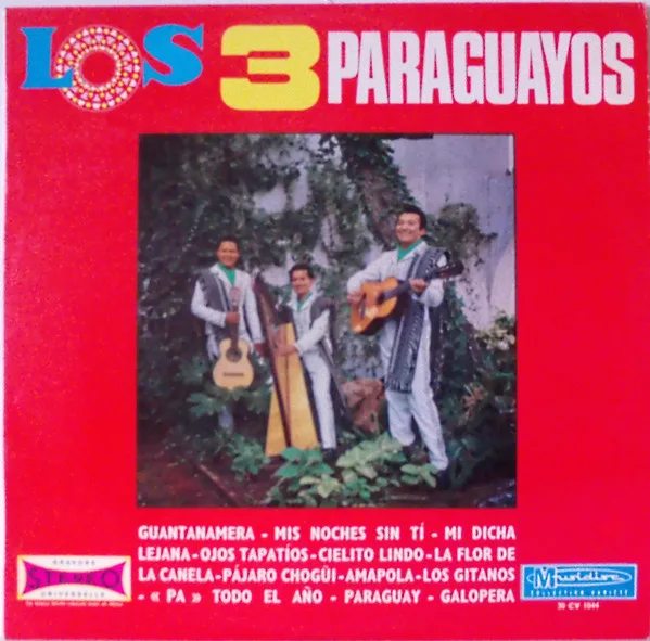 Capa de Los 3 Paraguayos — Volume 2
