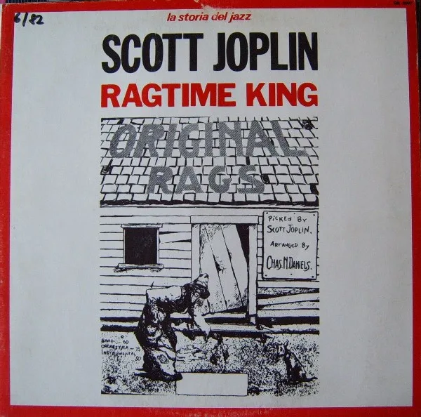 Capa de Scott Joplin — Ragtime King