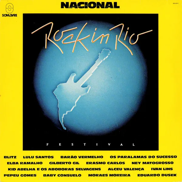 Capa de Various — Rock In Rio Nacional
