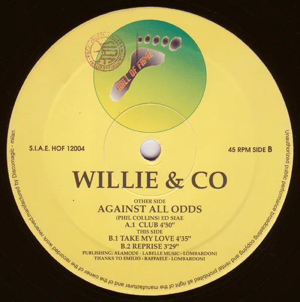 Capa de Willie & Co — Against All Odds