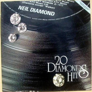 Capa de Neil Diamond — 20 Diamonds Hits