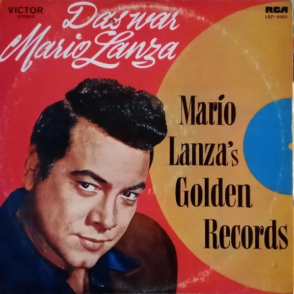 Capa de Mario Lanza — Das War Mario Lanza (Mario Lanza's Golden Records)