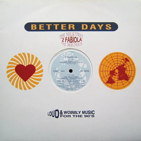 Capa de 2 Fabiola — The Milkyway ('92 Remix)