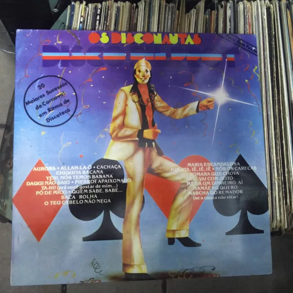Capa de Os Disconautas — Disco Pierrot