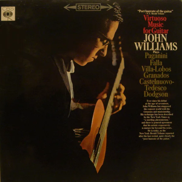 Capa de John Williams — Virtuoso Music For Guitar
