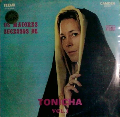 Capa de Tonicha — Os Maiores Sucessos Vol. 1