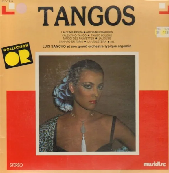 Capa de Luis Sancho Et Son Grand Orchestre Typique Argentin — Tangos