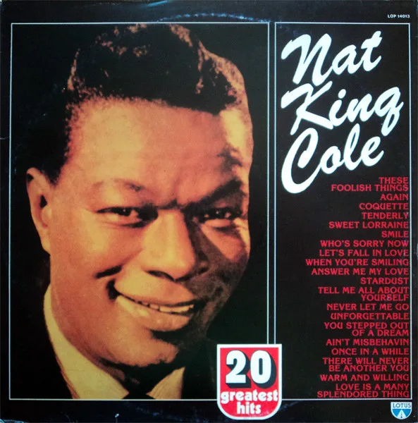 Capa de Nat King Cole — 20 Greatest Hits