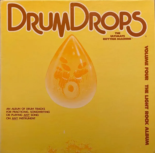 Capa de Joey D. Vieira — DrumDrops Volume Four ("The Light Rock Album")
