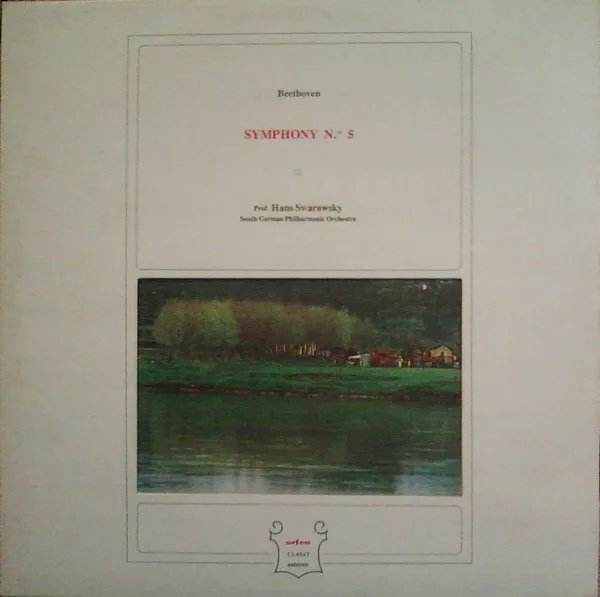 Capa de Beethoven*, Prof. Hans Swarowsky* — Symphony Nº 5