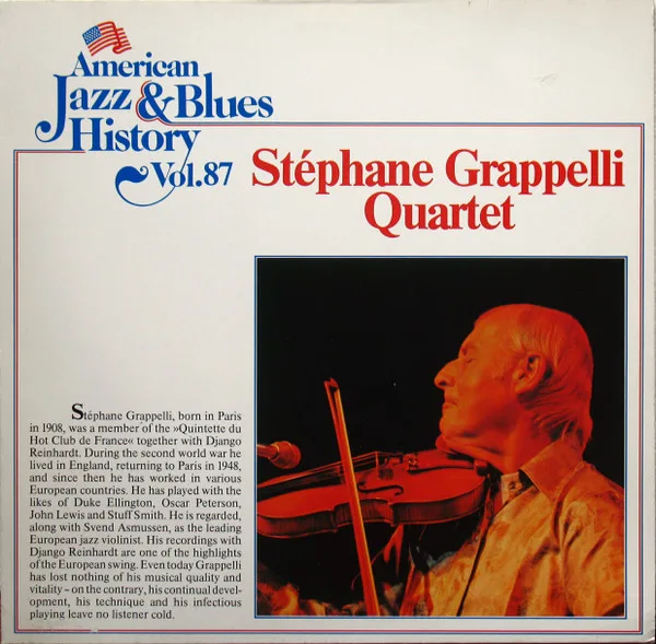 Capa de Stéphane Grappelli — Stephane Grappelli Quartet