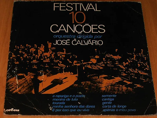 Capa de José Calvário — Festival 10 Canções