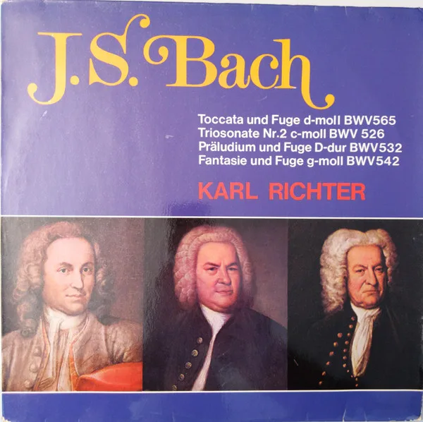 Capa de J.S. Bach* — Karl Richter