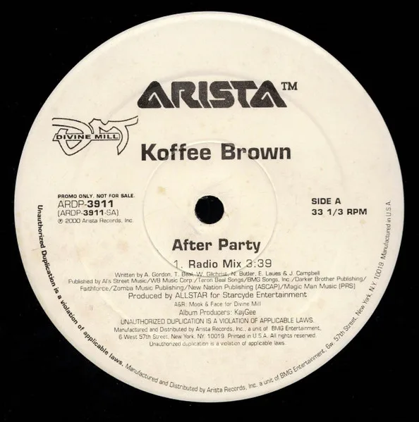 Capa de Koffee Brown — After Party