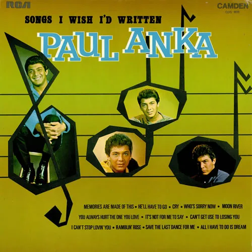 Capa de Paul Anka — Songs I Wish I'd Written