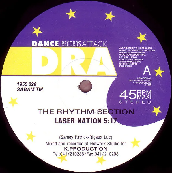 Capa de The Rhythm Section — Laser Nation